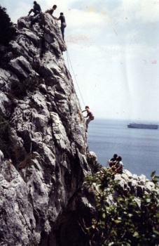 Klettern Deutsch-Portugiesischer Jugendaustausch 1