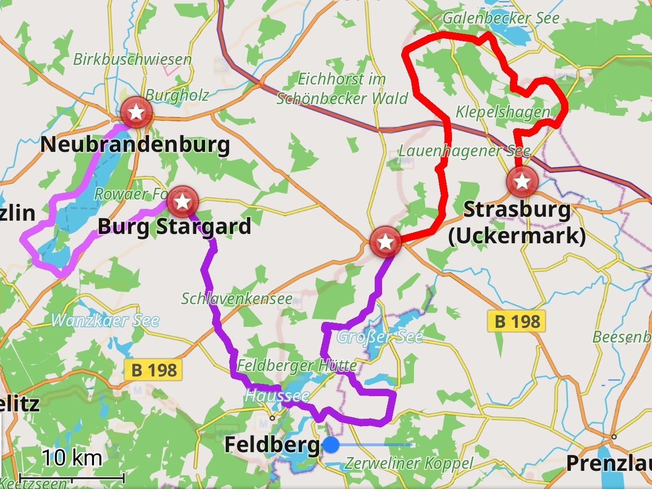 Etappenübersicht, Fahrt in den Mai 2026 Routenübersicht